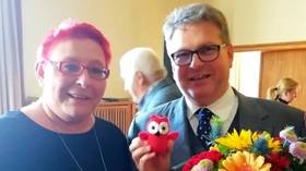 Andrea Johlige, Beigeordneter Wolfgang Gall